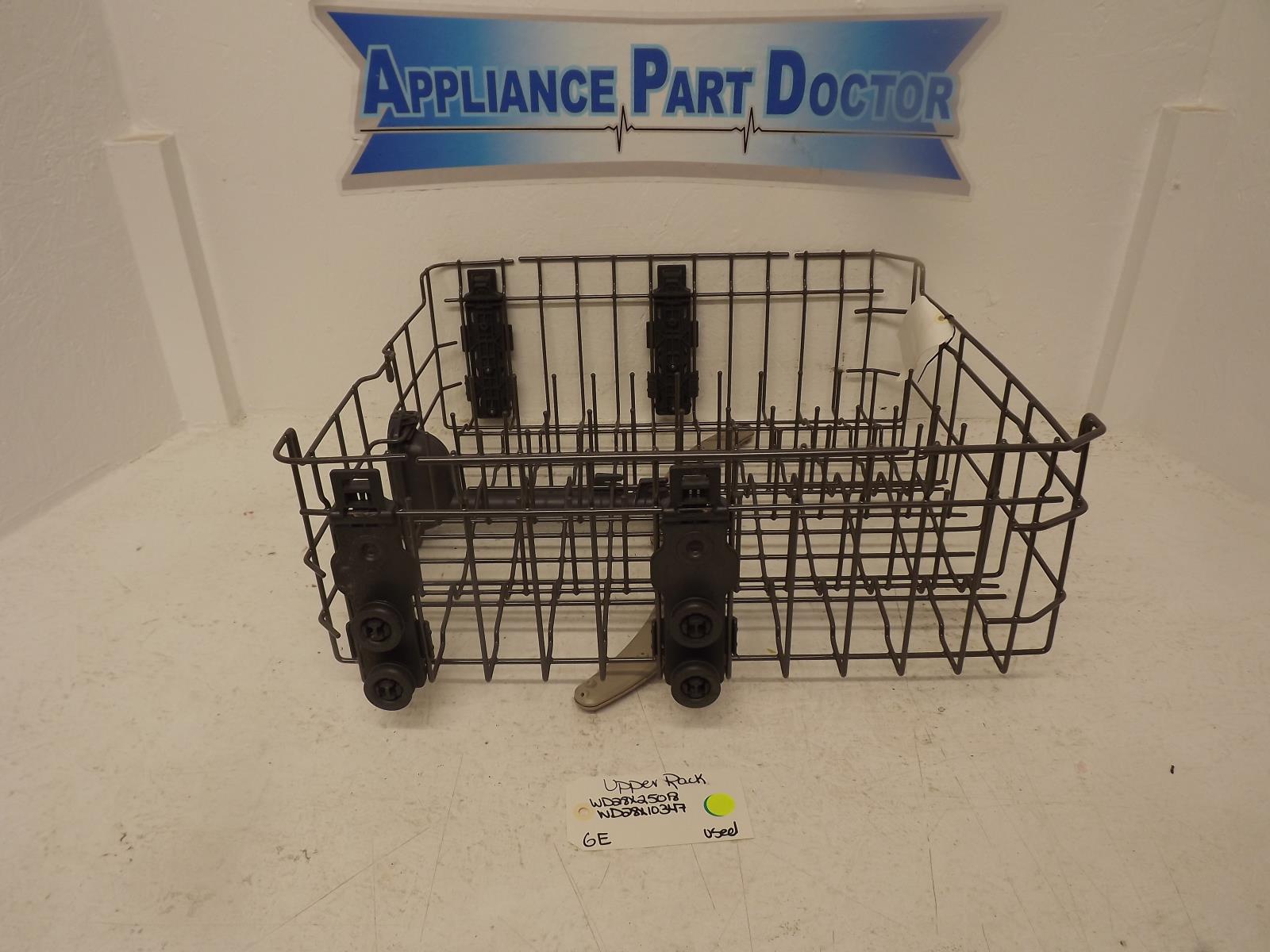 GE Dishwasher WD28X25018 WD28X10347 Upper Rack Used GE Dishwasher WD28X25018 WD28X10347 Upper Rack Used